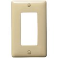 Hubbell Wiring 1-Gang Decorator Wall Plate - Ivory P26I
